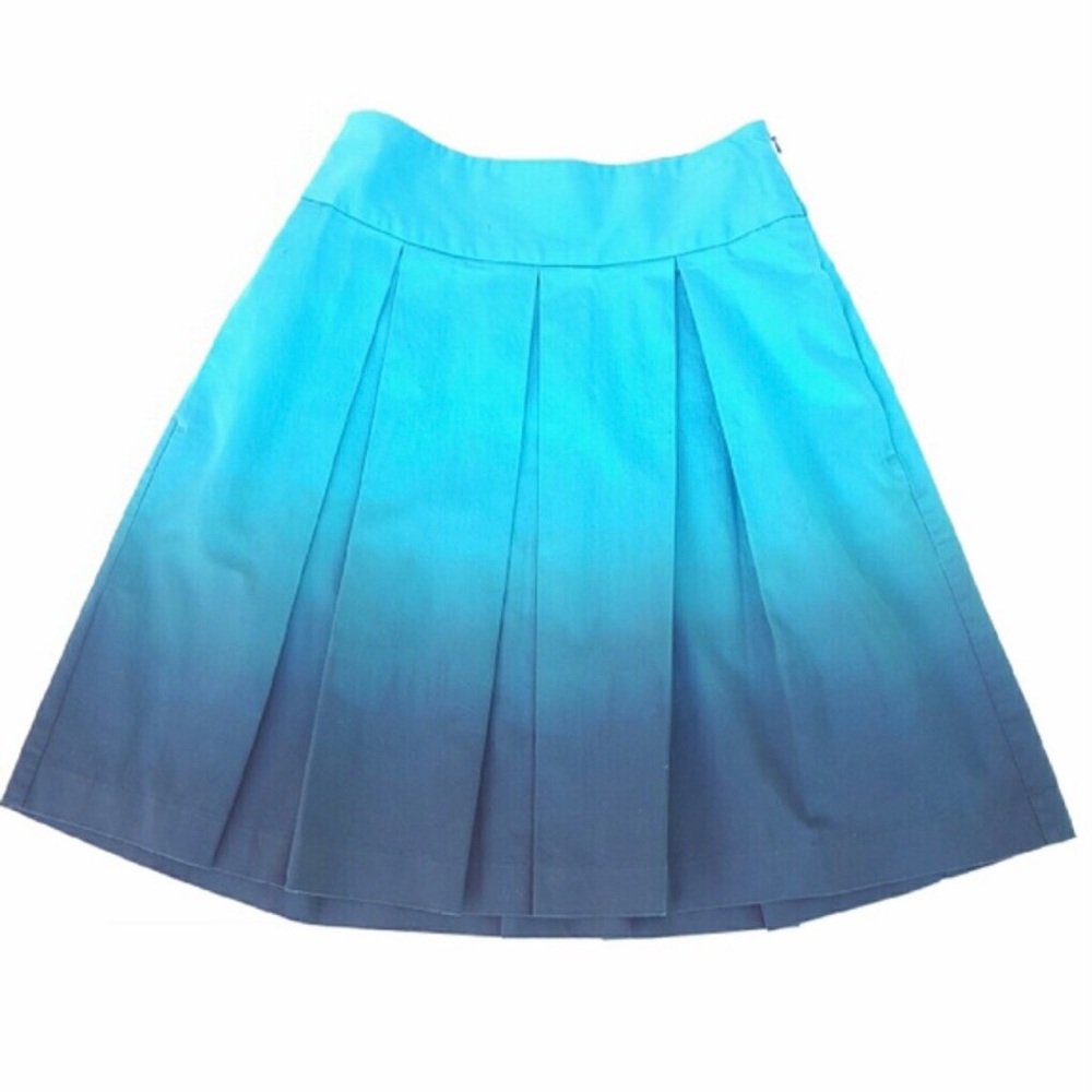 Express Blue Ombre Skirt